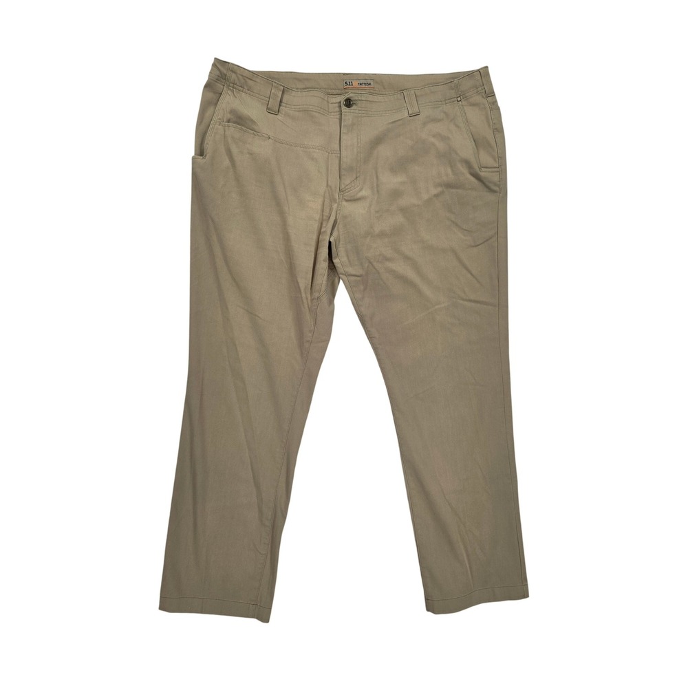 Men's 5.11 Tactical Beige Khaki Pant 44 Flex Stretch Comfort Security Train